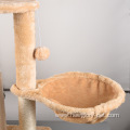 Cat Tree has Scratching Toy with a Ball